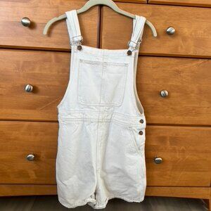Madewell Overall shorts in soft Denim - Size Medium